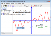 Screen shot of Graph showing examples of text labels.